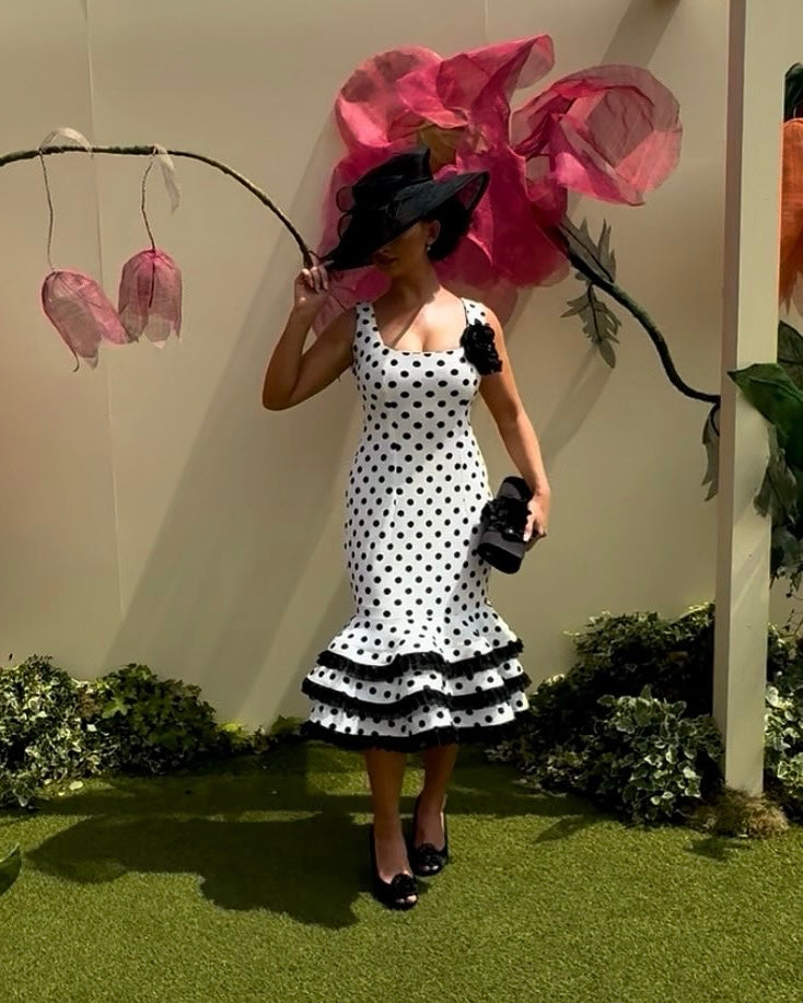 Valentina Dress in Polka Dot - Made to Order